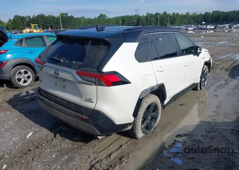 2020 Toyota Rav4 Hybrid Xse из США, поврежденный, VIN JTME6RFVXLD501549